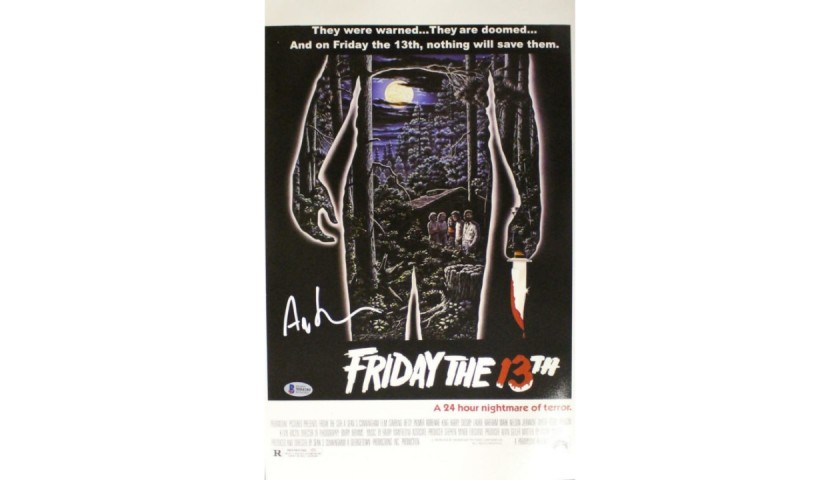 Ari Lehman Signed “Friday The 13th” Poster