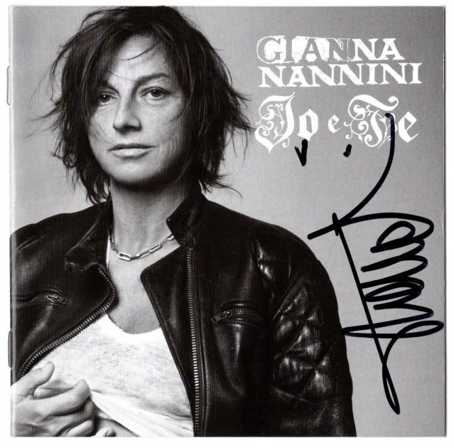 "Io e Te" CD Signed by Gianna Nannini