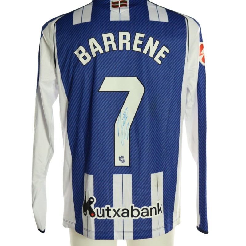 Barrene's Signed Unwashed Shirt, Real Sociedad vs Real Betis 2026