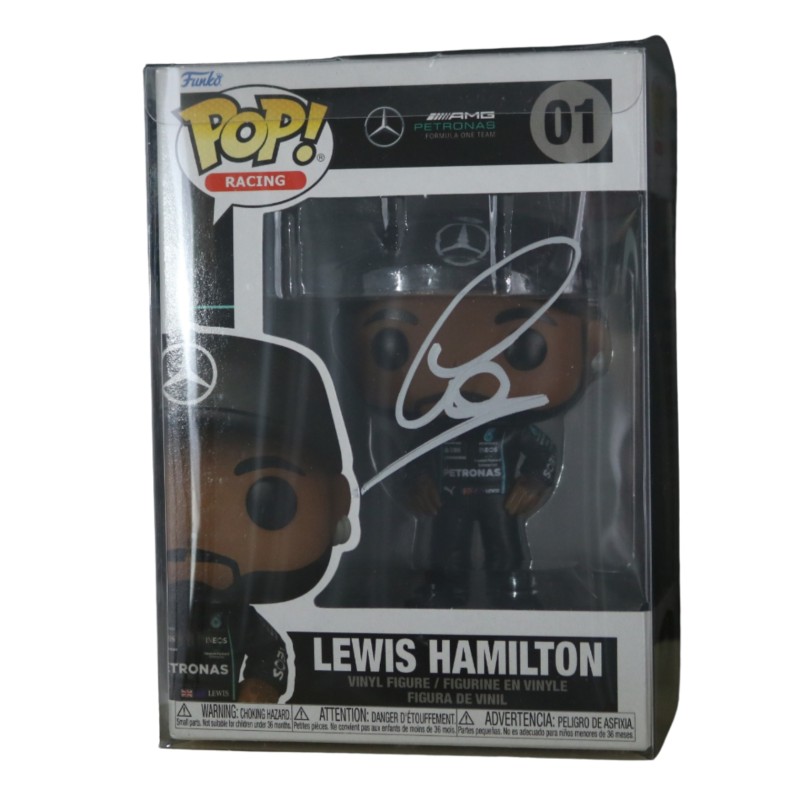 Funko POP Lewis Hamilton Mercedes - Autografato