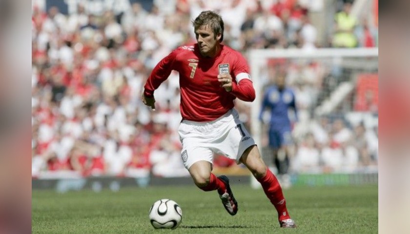 Beckham's Official England Signed Shirt, 2007