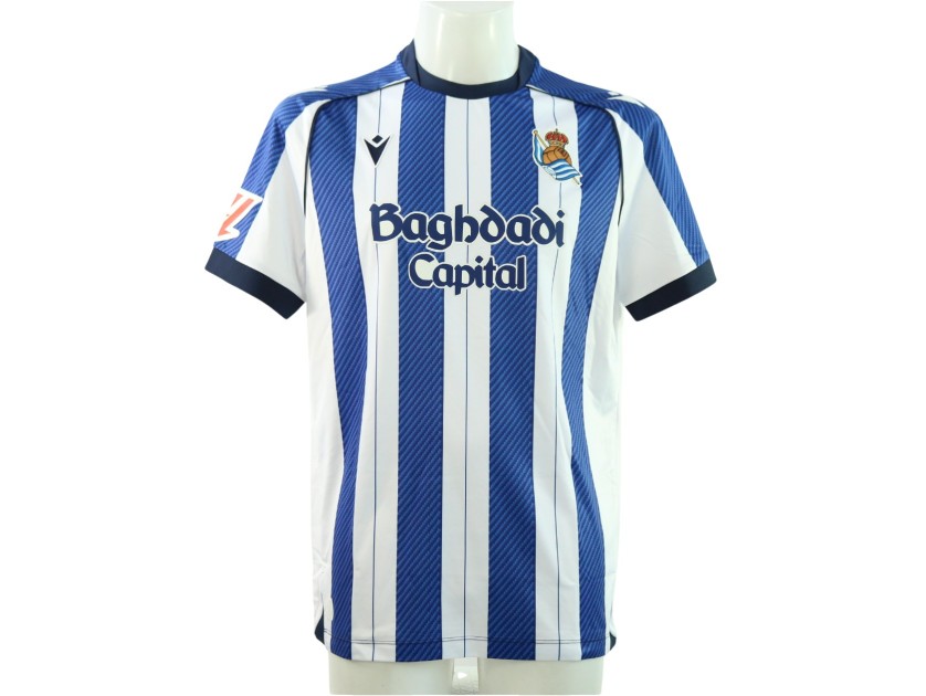 Zakharyan's Signed Unwashed Shirt, Real Sociedad vs Athletic