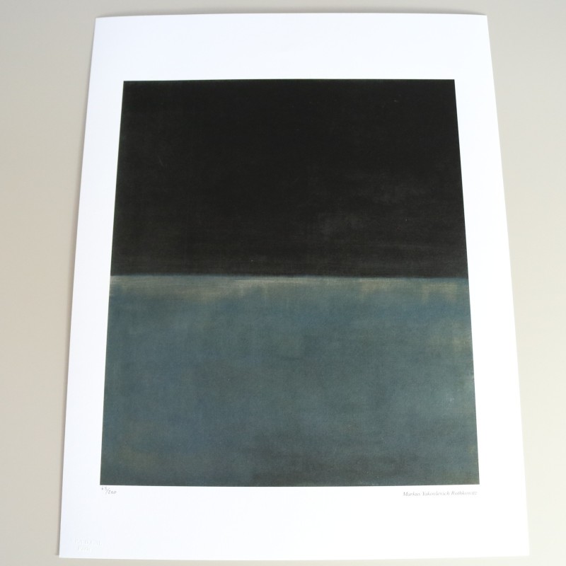 Signed Offset Lithography by Mark Rothko (after)