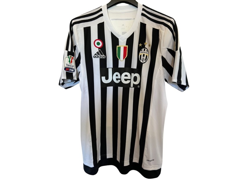 Alex Sandro Official Juventus Shirt, TIM Cup 2015/16 - CharityStars