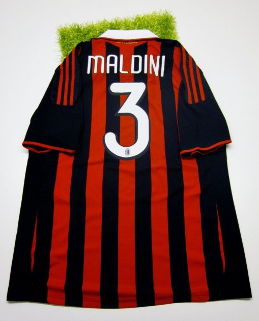 Milan fanshop shirt, Paolo Maldini, Serie A 2008/2009, "3 solo per te"