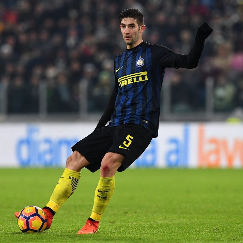 Gagliardini's Official Inter Signed Shirt, 2016/17