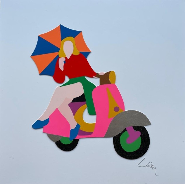 "Donne e Motori" by Marco Lodola