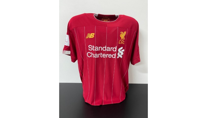 Liverpool signed hot sale shirt 2019