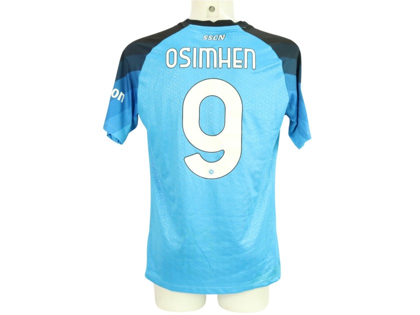 Osimhen's Napoli Unwashed Shirt, Champions League 2022/23