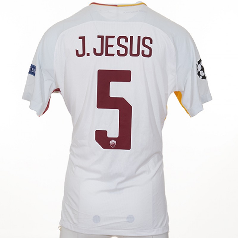Juan Jesus' Worn Shirt, Liverpool-Roma CL 17/18