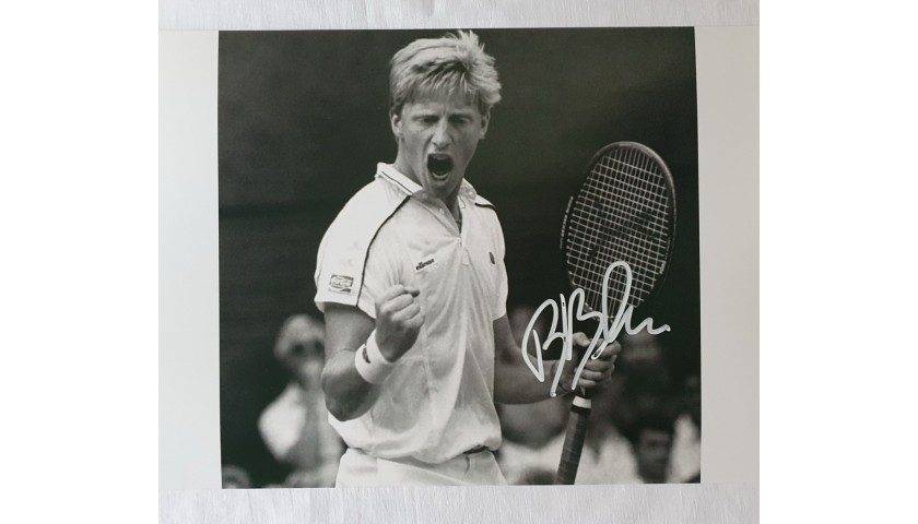 Photograph Signed by Boris Becker