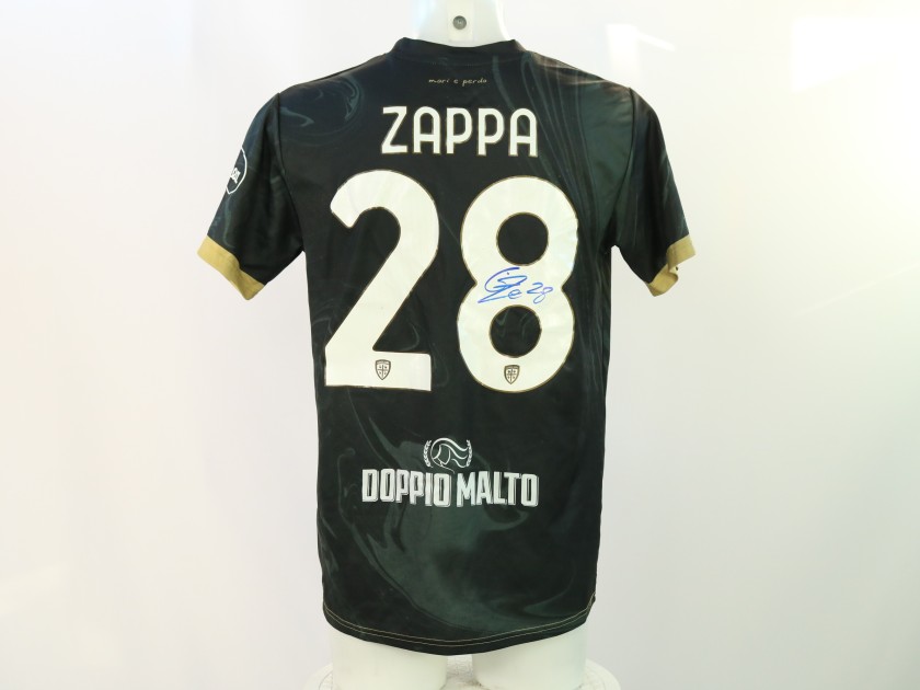 Zappa's Signed Unwashed Shirt, Lazio vs Cagliari 2024