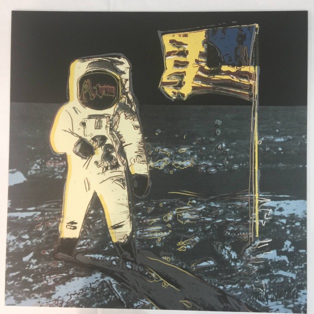 Andy Warhol Signed "Moonwalk" 