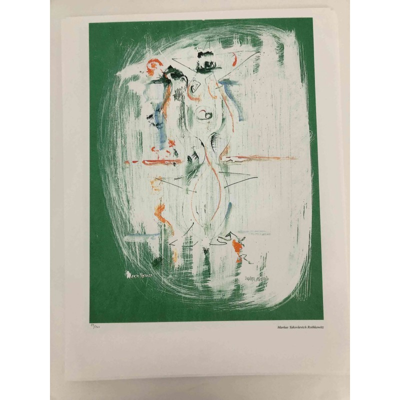 Offset lithography by Mark Rothko (after)