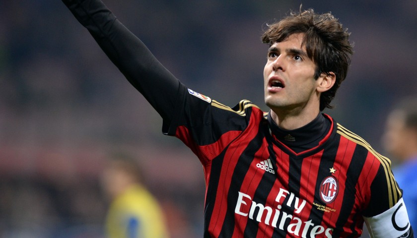 Scarpino da calcio Milan and Real Madrid - Autografato da Kaká