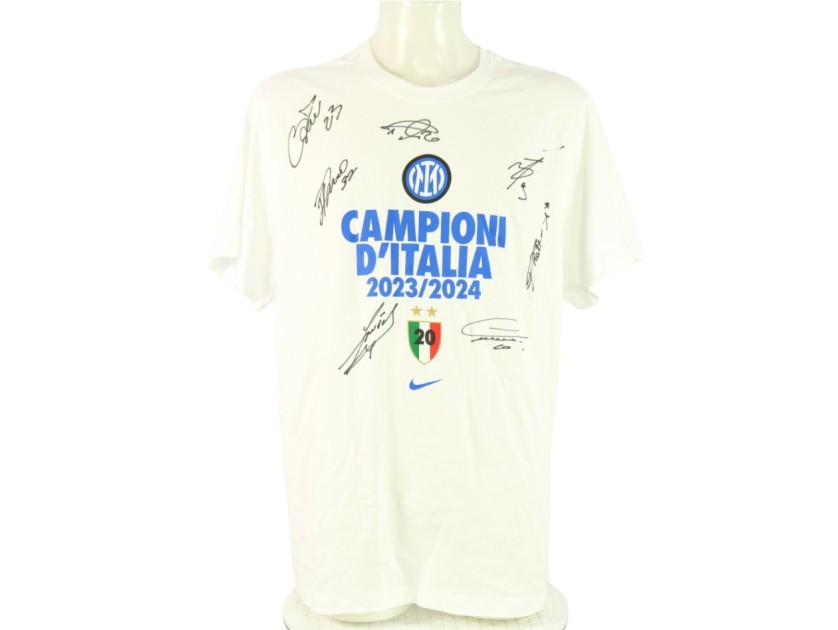 Scudetto Inter Commemorative Shirt, 2023/24 - Signed by the players
