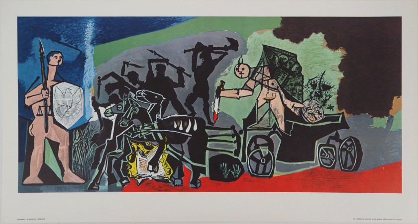 Litografia "War (La Guerre)" di Picasso