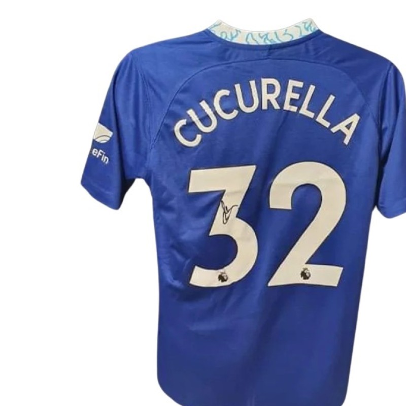 Marc Cucurella's Chelsea 2022/23 Signed and Framed Shirt