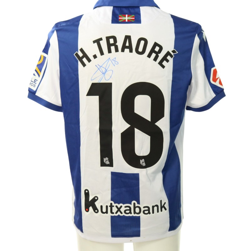 Traoré's Signed Unwashed Shirt, Real Sociedad vs Valladolid 2025
