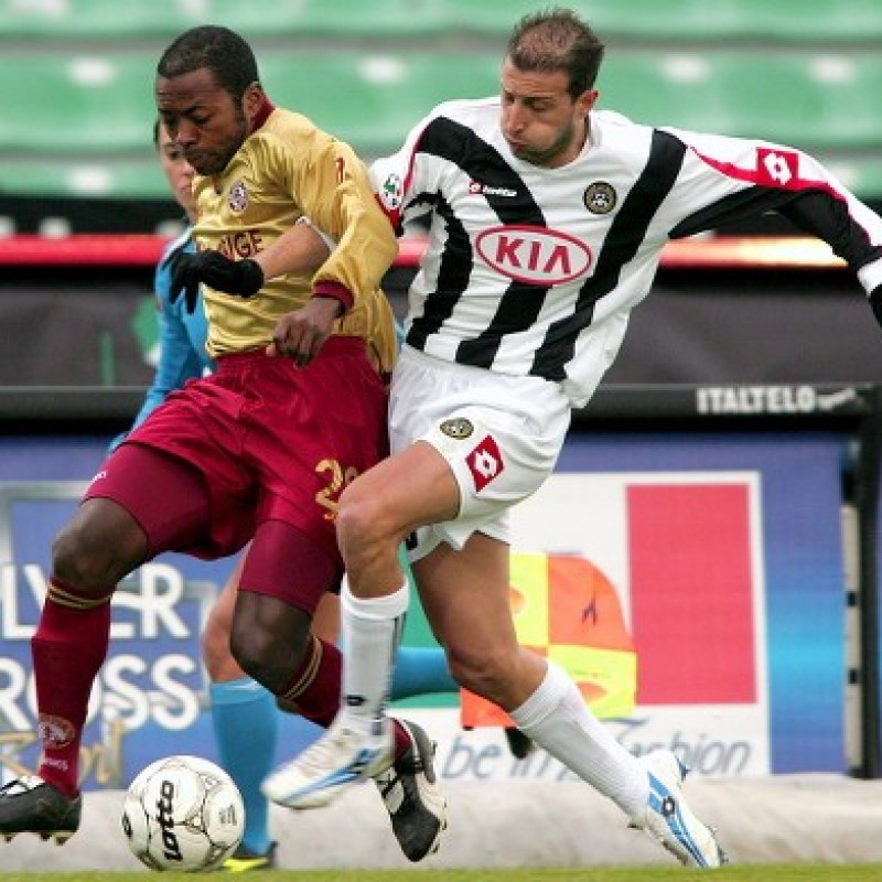 Pieri's Udinese Worn Match Shirt, 2005/06