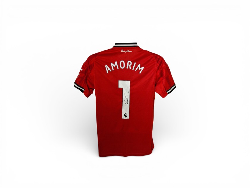 Ruben Amorim's Manchester United Signed 25/26 Football Shirt