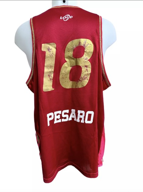 Scavolini Pesaro's 2000s Match-Issued Jersey