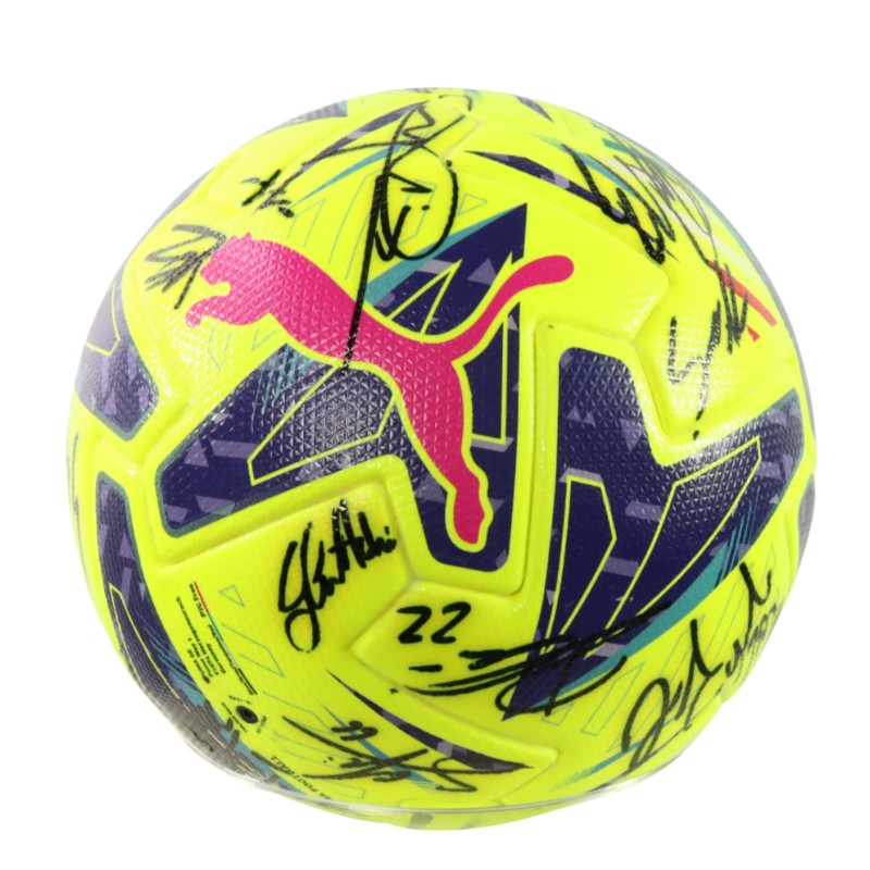 Pallone Ufficiale Serie A, 2022/23 - Autografato dalla Rosa del Monza 2023/24