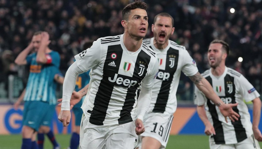 Ronaldo's Juventus Match Shirt, UCL 2018/19