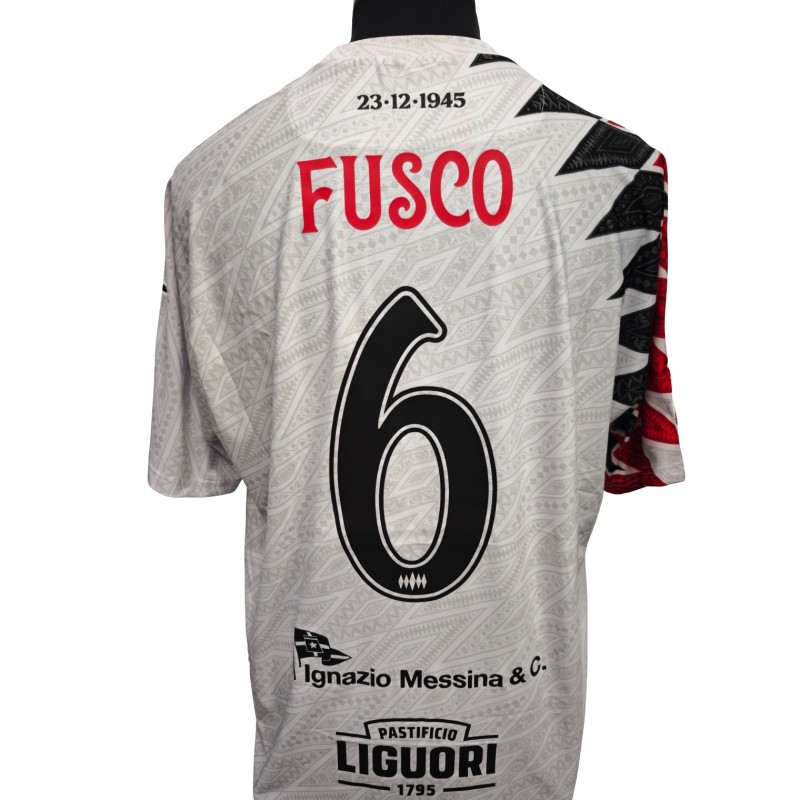 Fusco's Comemmorative Match-Worn Shirt + Shorts, Latina vs Sorrento 2026 - 80th Anniversary with RF78 Patch