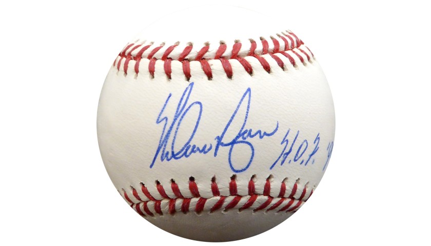 Nolan Ryan Hand Signed Baseball with HOF 99 Inscription