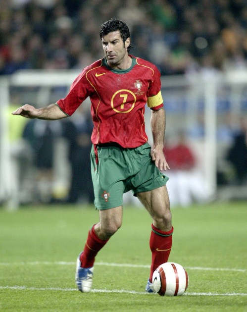 Figo Official Portugal Shirt, 2004