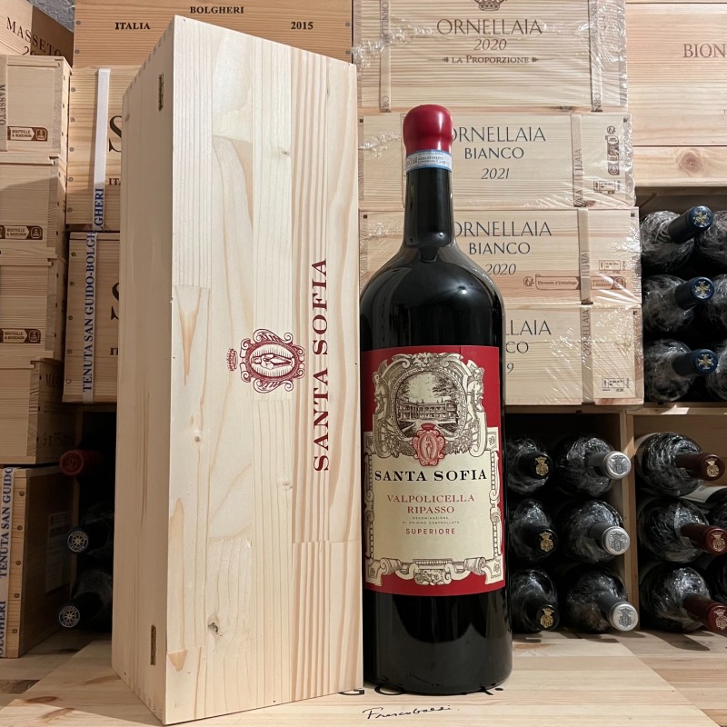 Santa Sofia Valpolicella Ripasso DOC Superiore 2020 McKenzie 5 Litres - in Wooden Case