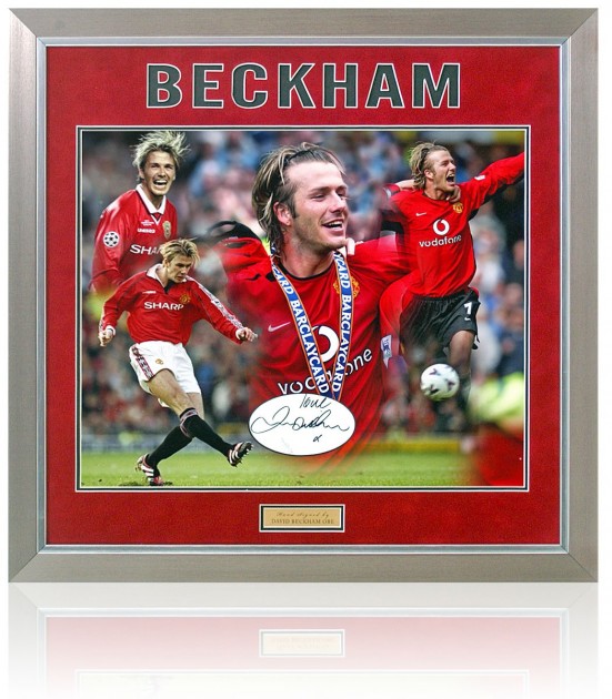 David Beckham Signed Autographed England Jersey Panini COA