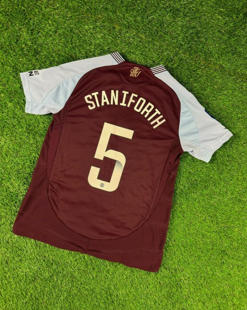 Lucy Staniforth Aston Villa 2024–25 Official Player-Worn Home WSL Football Shirt