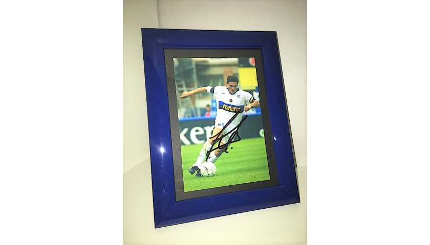 Javier Zanetti Signed Photograph