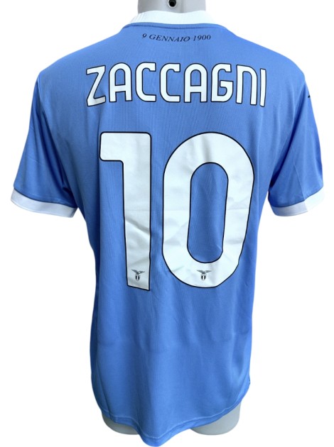 Zaccagni's Match-Issued Shirt, Lazio vs Inter Italian Cup 2026 Finals