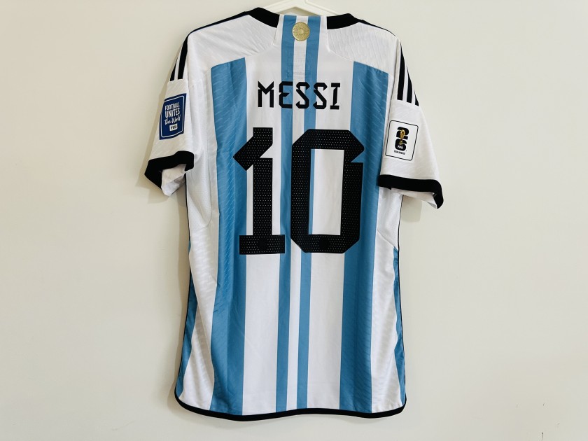 Messi's Argentina Match Shirt, WC 2026 Qualifiers  