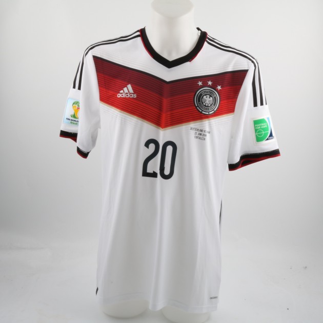Boateng shirt, issued/worn Germany-Ghana World Cup 2014