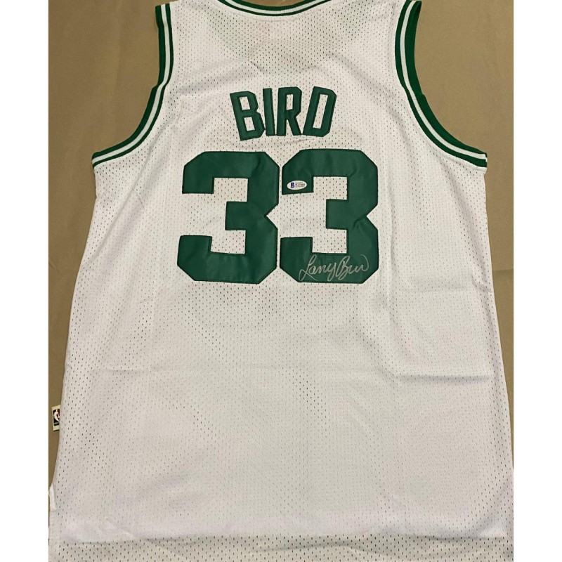 Larry Bird Signed Boston Celtics Jersey