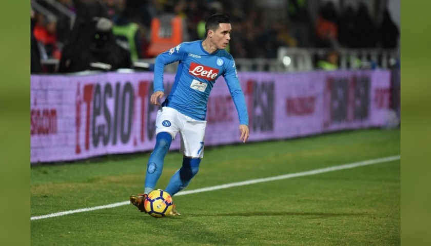 Callejon's Napoli Worn and Signed Shirt, 2017/18