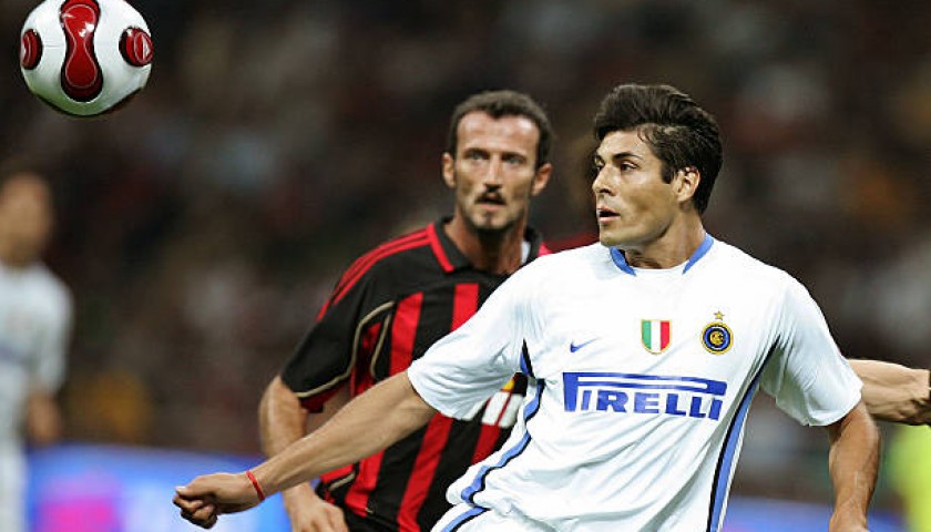 Cruz's 2006/2007 Serie A Match-Worn Inter Shirt, UNWASHED