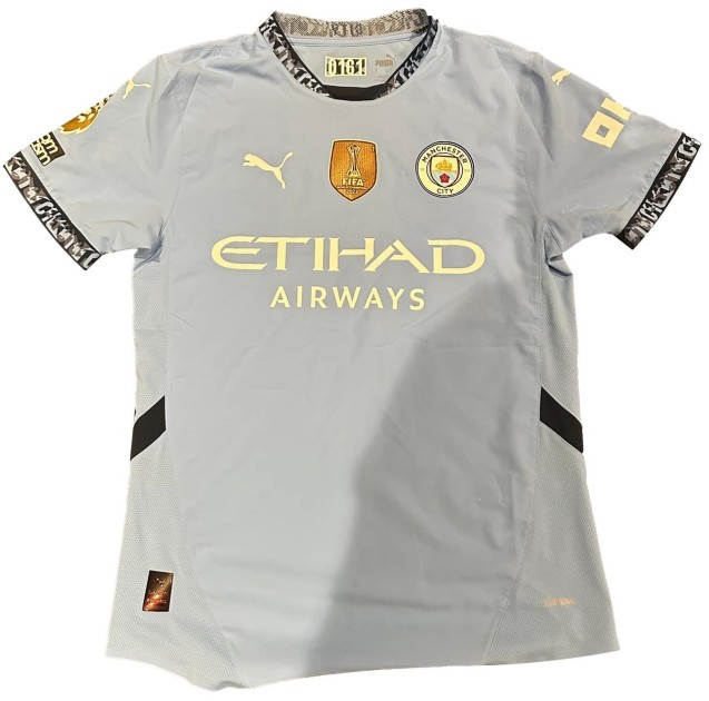 Savinho's Match-Worn Shirt, Newcastle vs Manchester City 2024