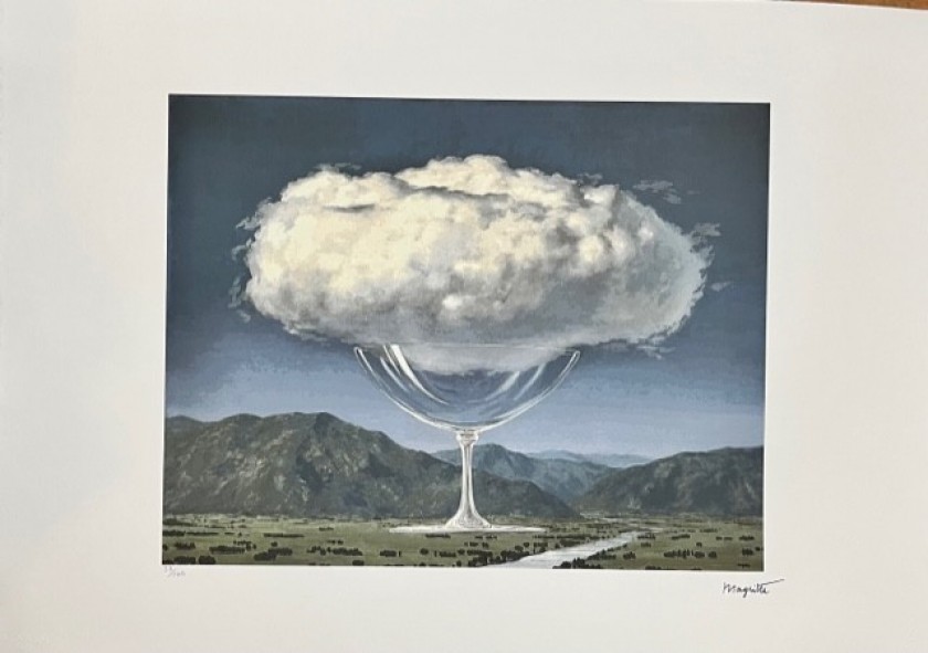 Rene Magritte Signed "La Corde Sensible"