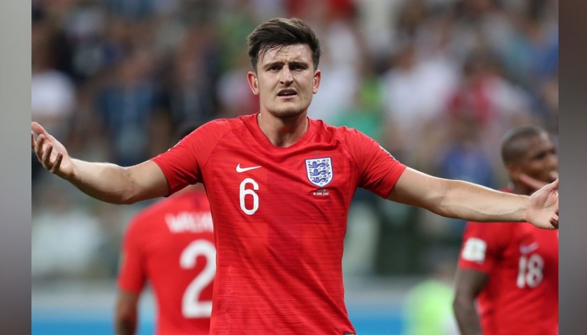 Maguire's Official England Signed Shirt, 2018