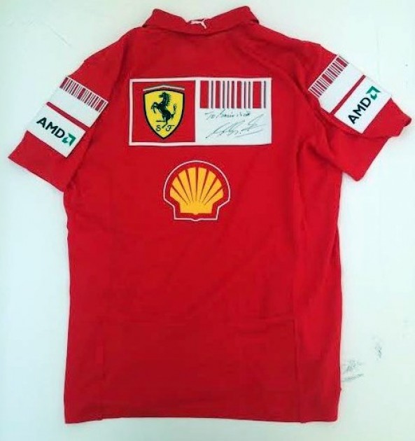 Schumacher signed Ferrari shirt