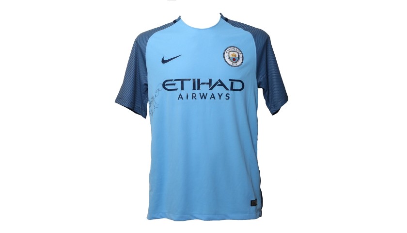 Aleksandar Kolarov's Manchester City Signed Shirt, 2016