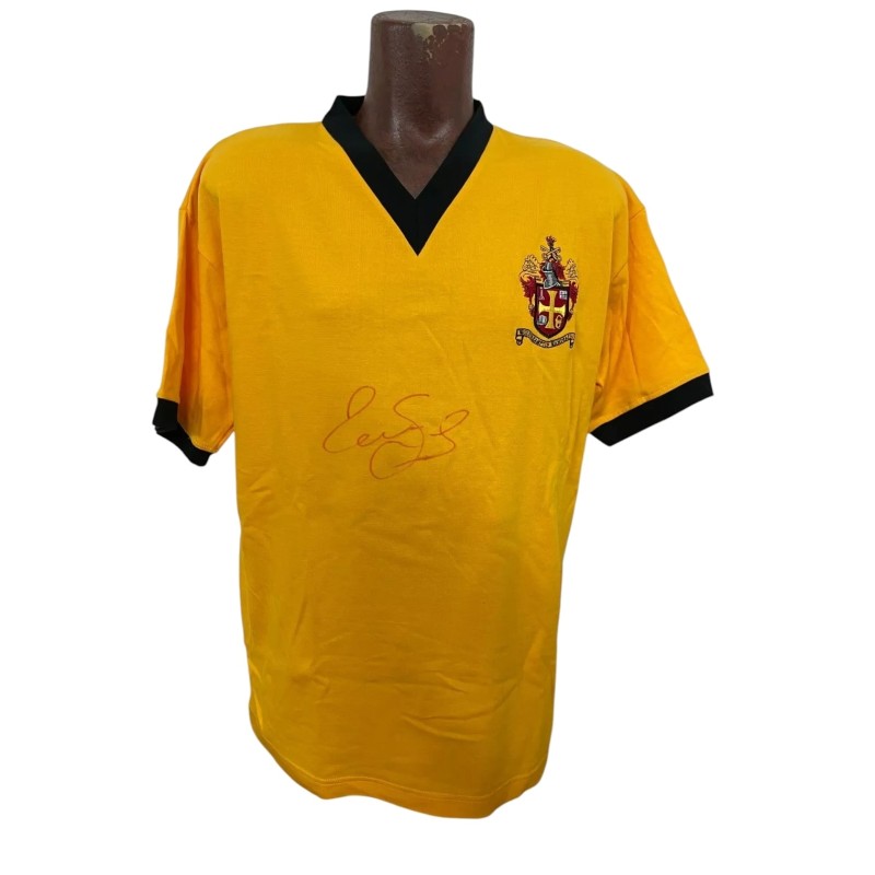 Paul Ince's Wolverhampton Signed Replica Retro Shirt