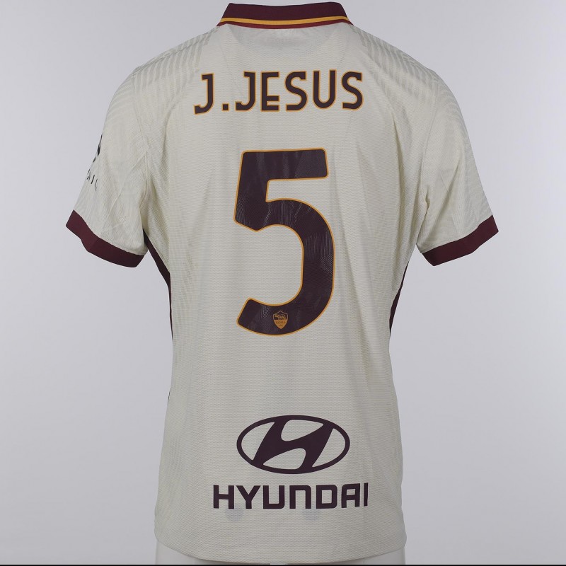 Juan Jesus's Match-Issued Shirt, Genoa-Roma 20/21 - Tribute to Gigi Proietti