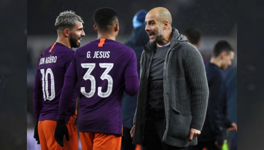 Jesus' Manchester City Match Shorts, Champions League 2018/19