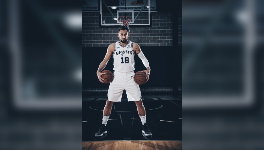 Belinelli's Official San Antonio Spurs Signed Jersey, 2018/19